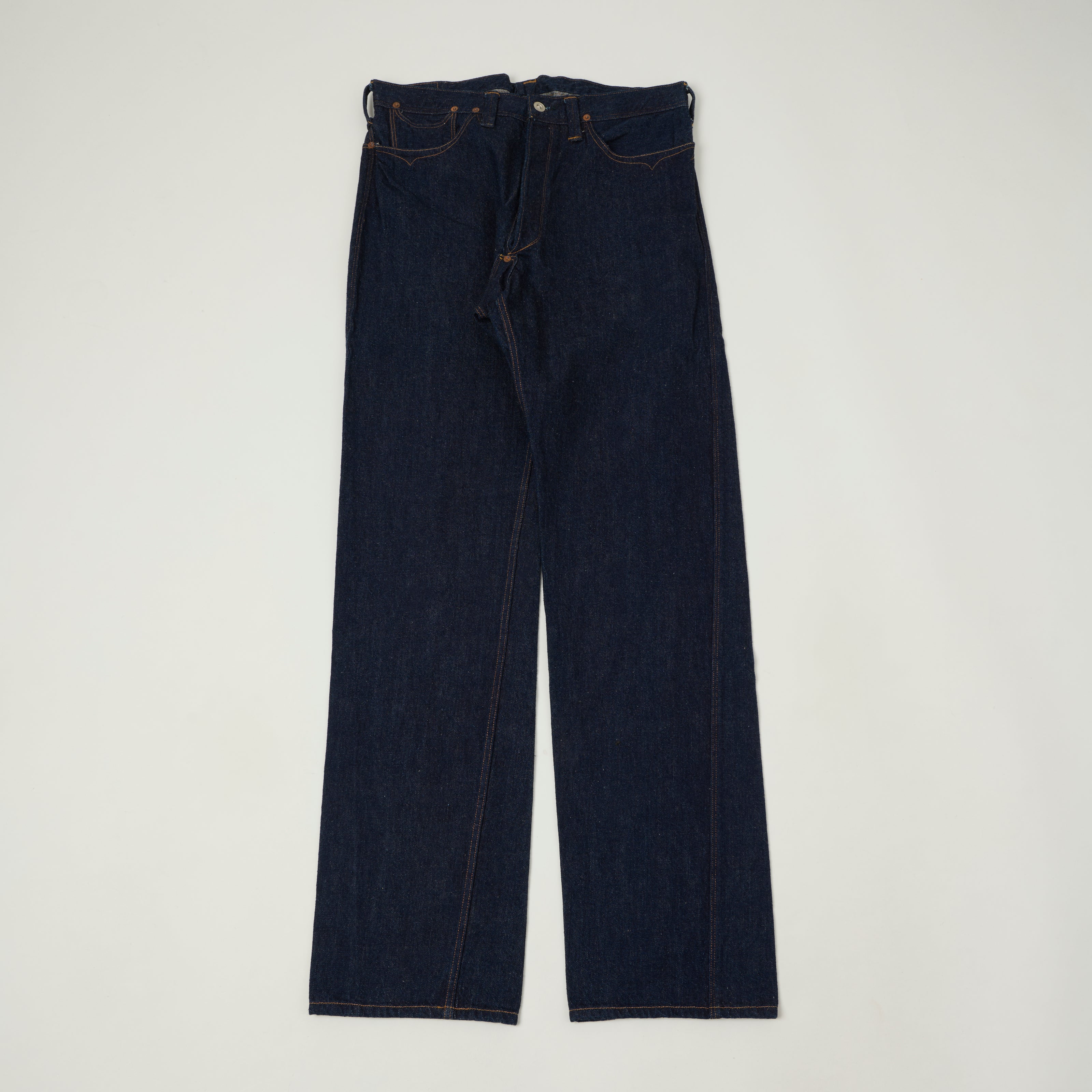 Warehouse & Co 'Brown-Duck & Digger' Regular Straight Jean - Rinsed