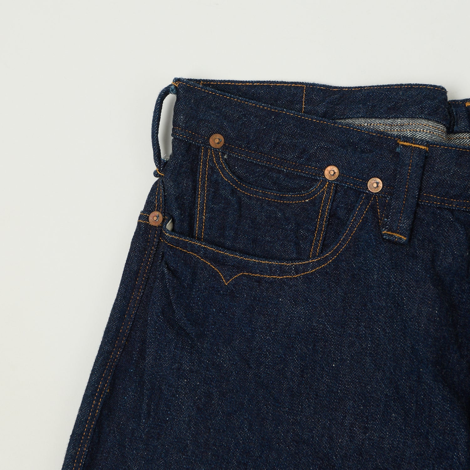 Warehouse & Co 'Brown-Duck & Digger' Regular Straight Jean - Rinsed