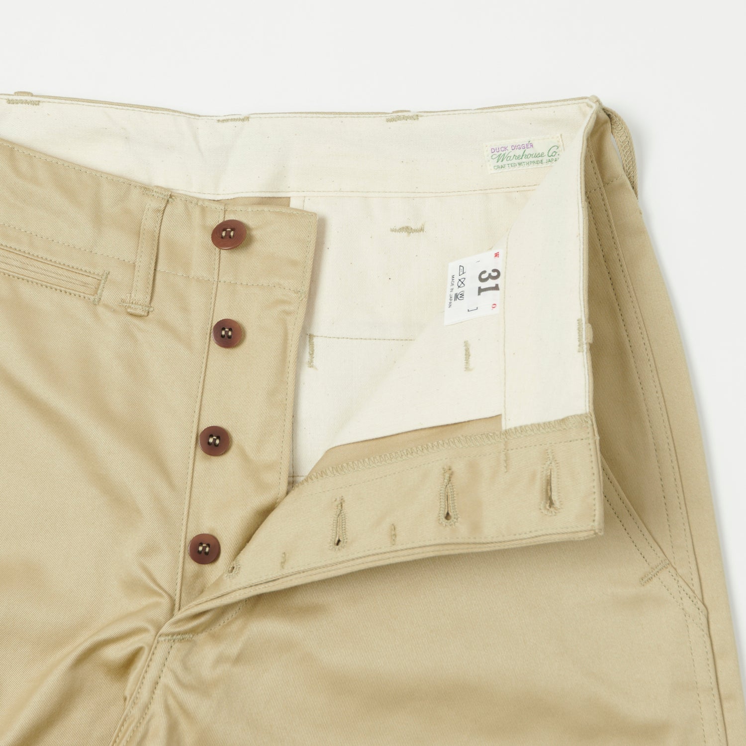 Warehouse & Co 1082 Duck Digger Chino - Beige