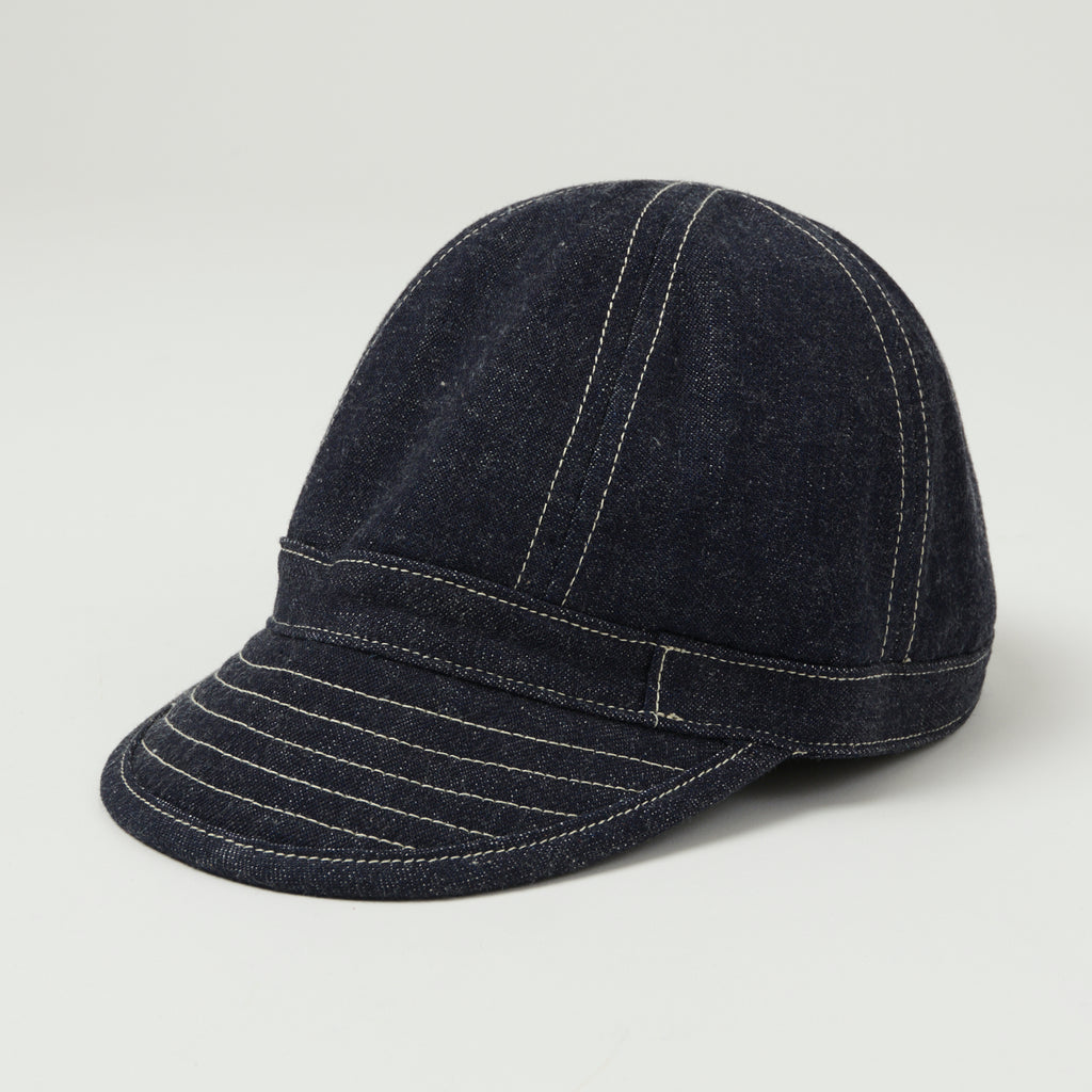 Warehouse 'Duck Digger' 5242 Denim Cap - One Wash | SON OF A STAG