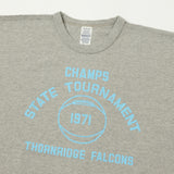 Warehouse 4064 'Falcons' Tee - Heather Grey