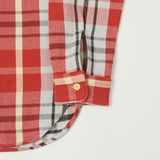 Warehouse & Co 3104 '24 Flannel Shirt 'C Pattern' - Red