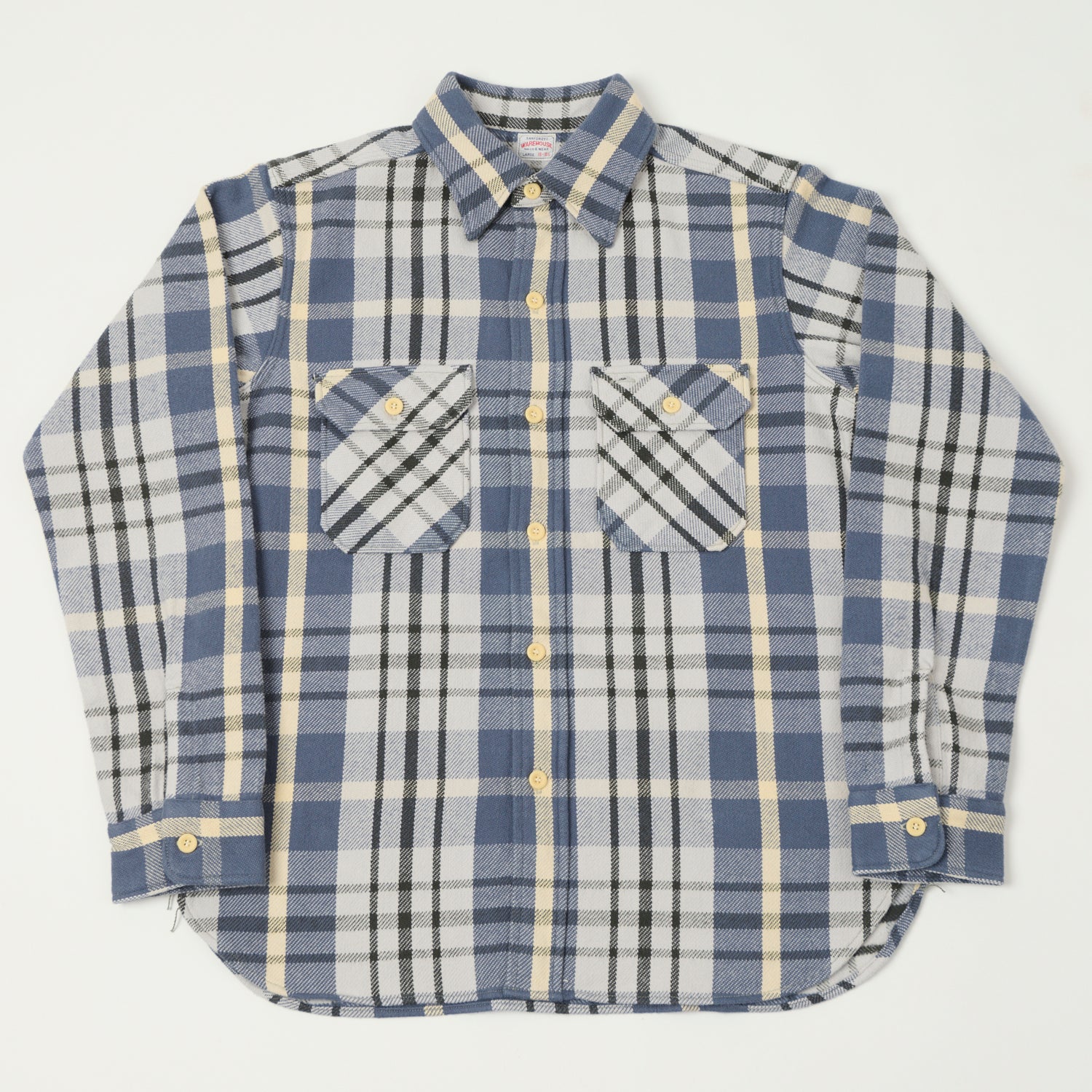 Warehouse & Co 3104 Plaid Flannel Shirt - Blue/Black