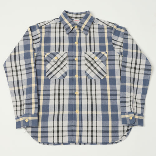 Warehouse & Co 3104 Plaid Flannel Shirt - Blue/Black