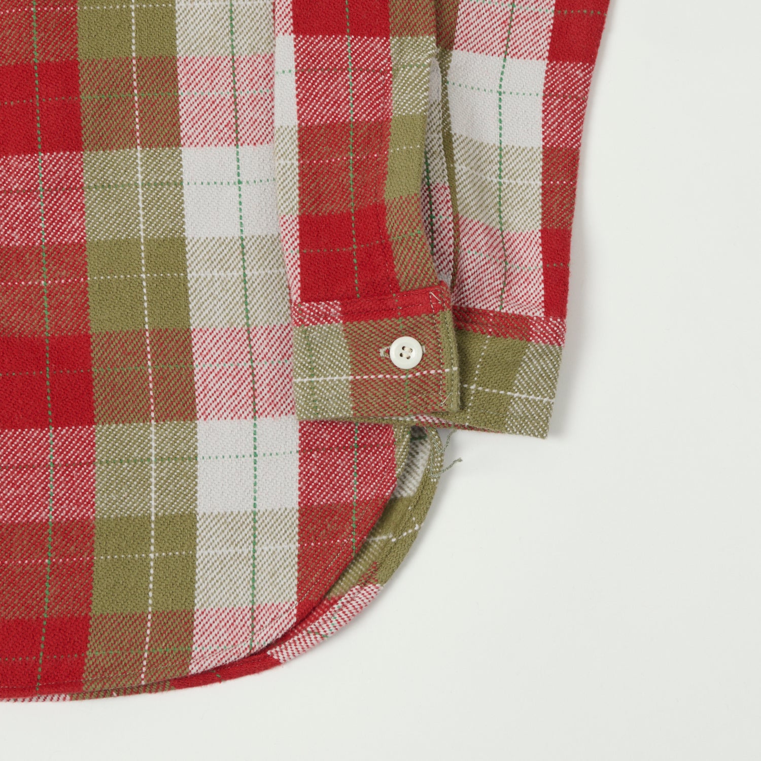 Warehouse & Co 3104 Plaid Flannel Shirt - Red/Khaki