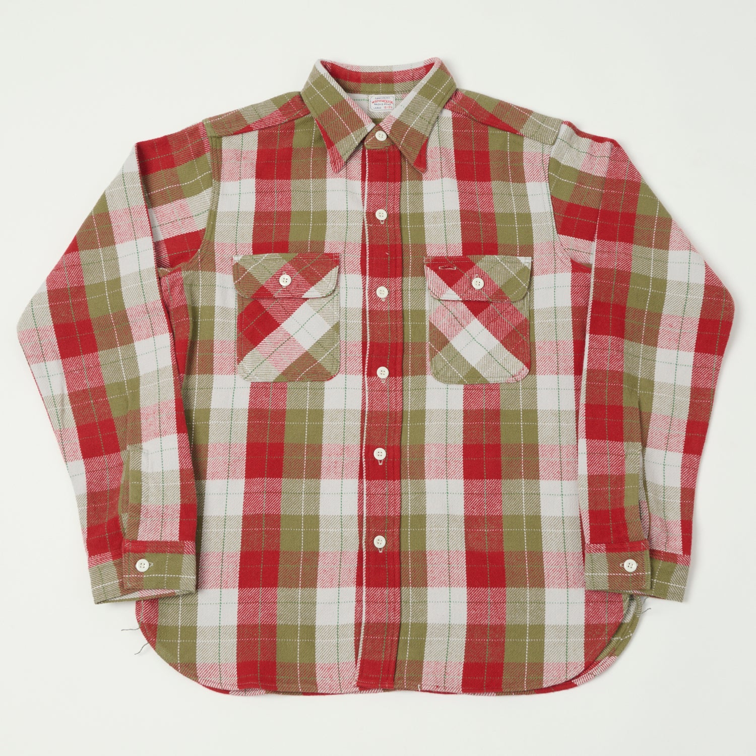 Warehouse & Co 3104 Plaid Flannel Shirt - Red/Khaki – SON OF A STAG