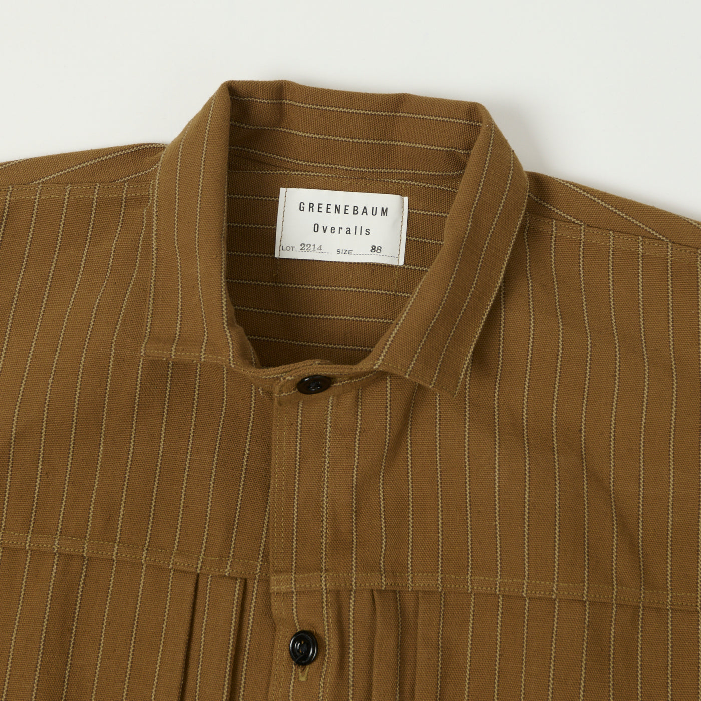 Warehouse & Co 2214 'Greenebaum' 1880s Heavy Leather Bound Jacket - Duck Stripe