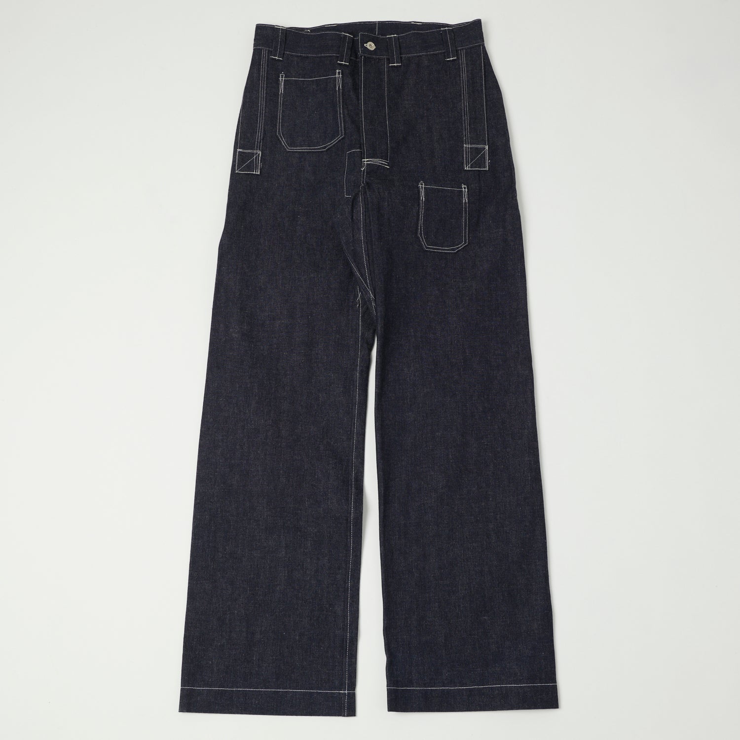 John Gluckow Lot. JG-01 Denim 'Netmakers' Trousers - Raw