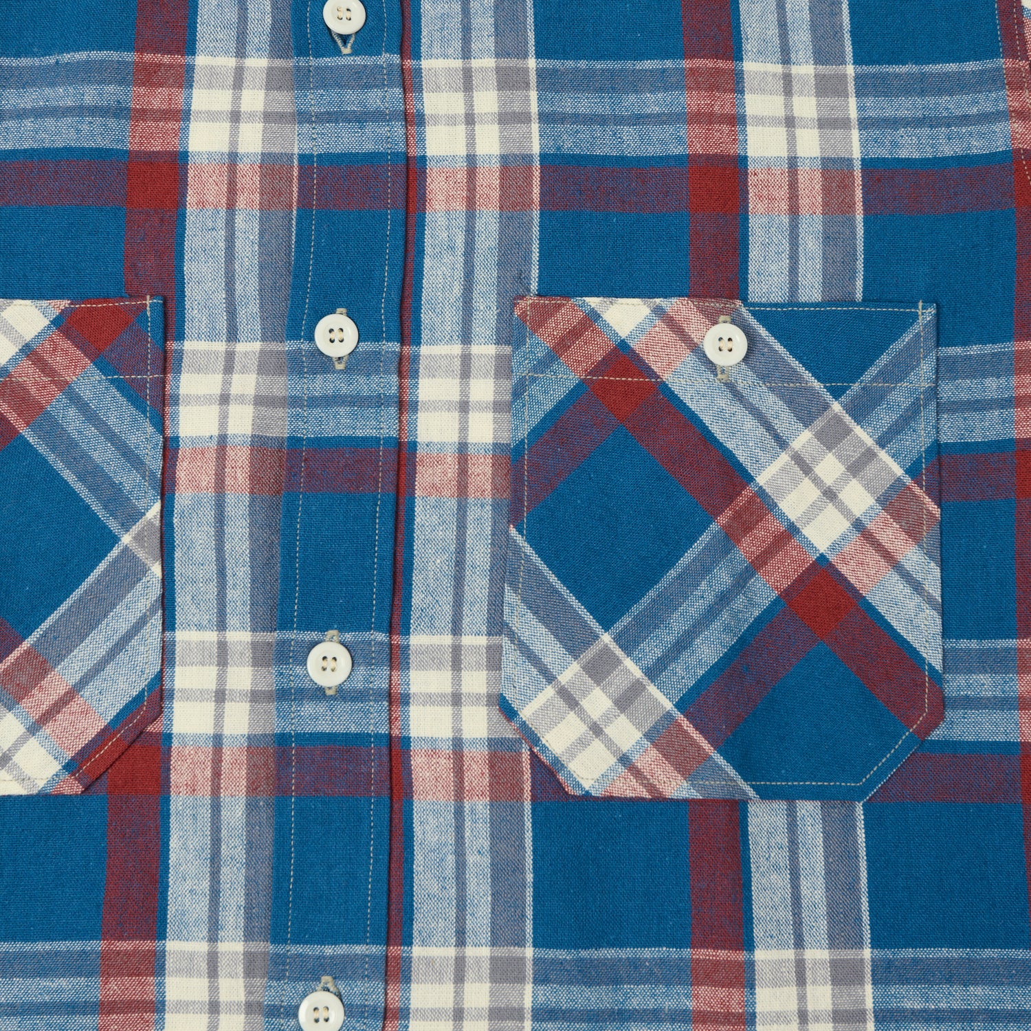 Warehouse & Co 3055 Duck Digger Plaid Work Shirt - Blue – SON OF A