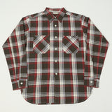 Warehouse & Co 3055 'B Pattern' Check Work Shirt - Charcoal