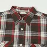 Warehouse & Co 3055 'B Pattern' Check Work Shirt - Charcoal