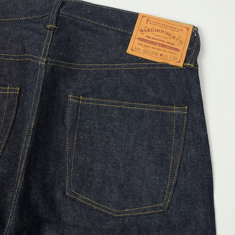 Warehouse & Co S1003XX 1942 Model Jeans - Raw