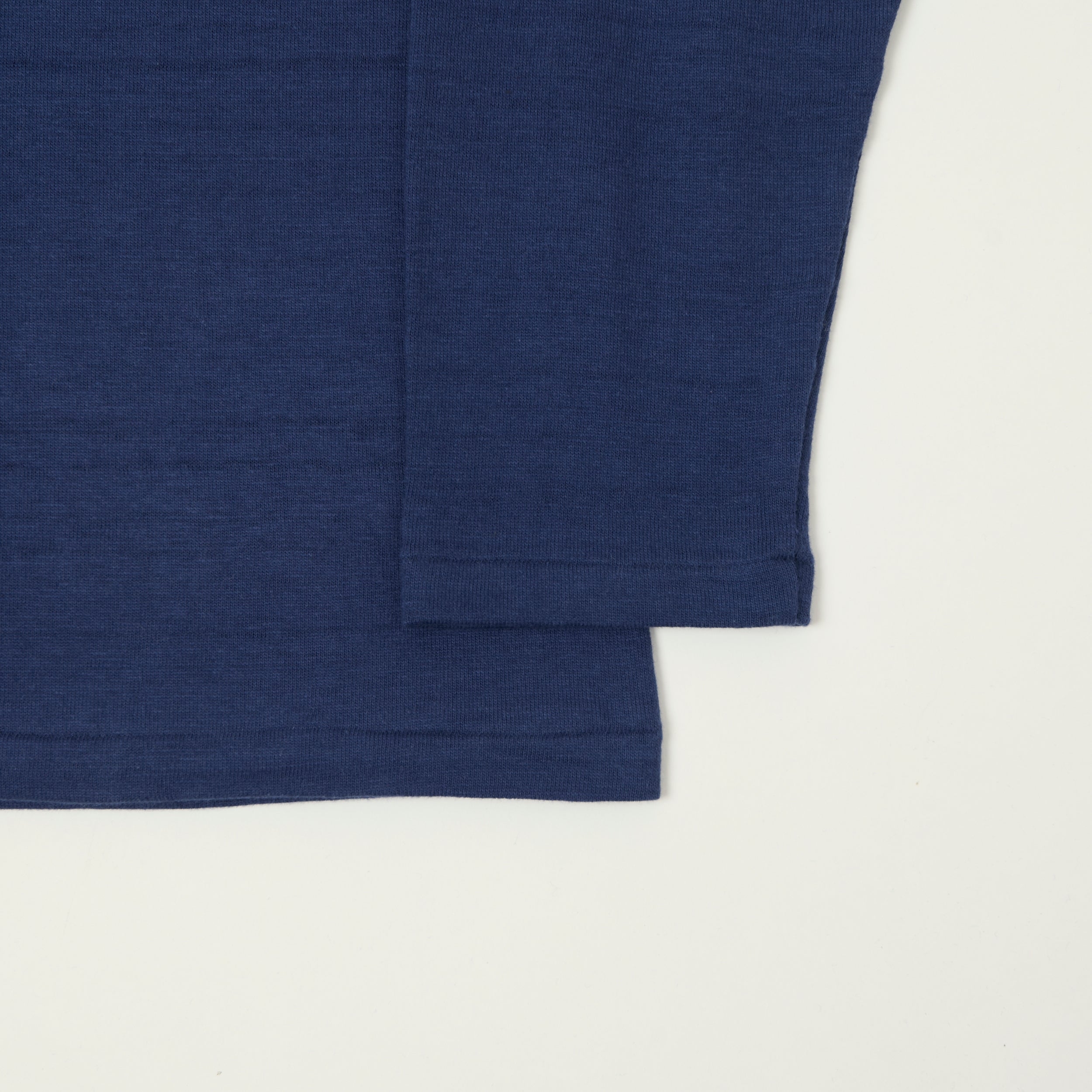 Warehouse & Co 5907 Long Sleeve Henley - Navy