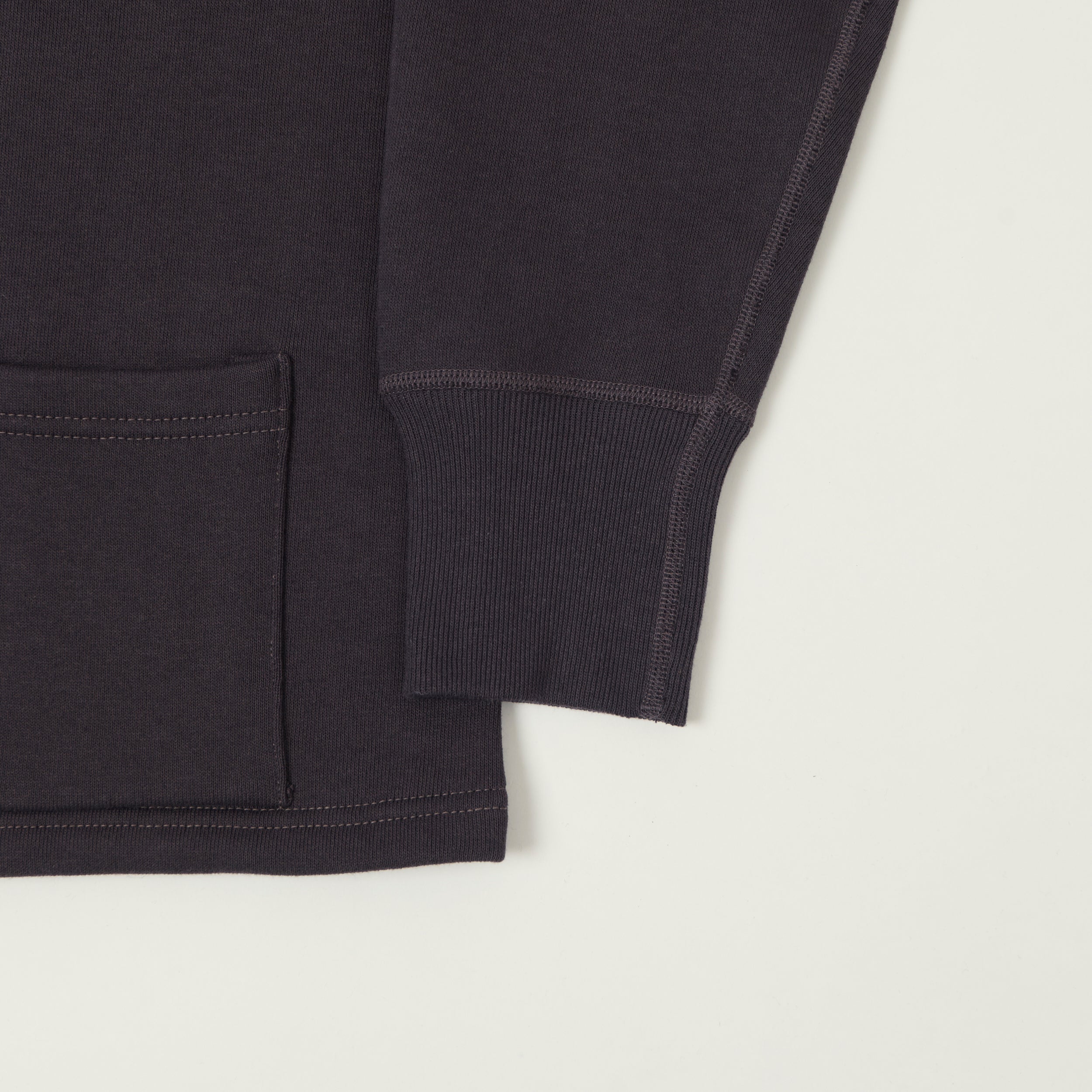 Warehouse & Co 'Duck Digger' 498 Sweat Cardigan - Dark Navy