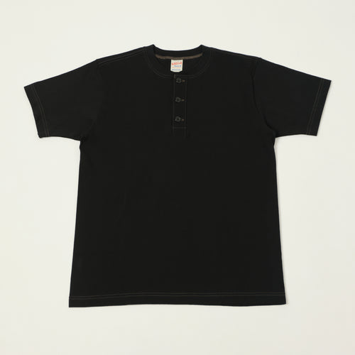 Whitesville Classic Henley T-Shirt - Black