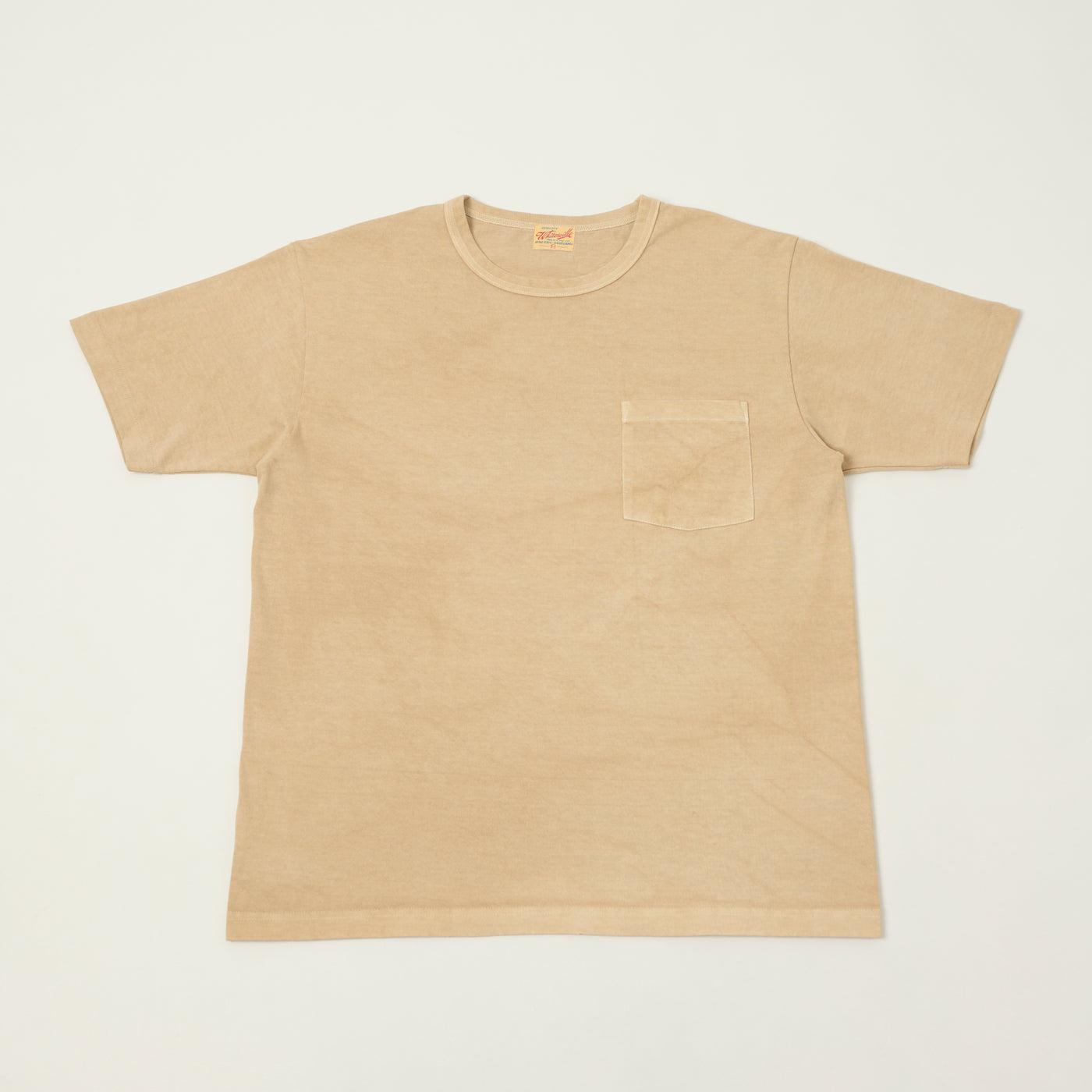 Whitesville Pigment Dye Pocket T-Shirt - Beige
