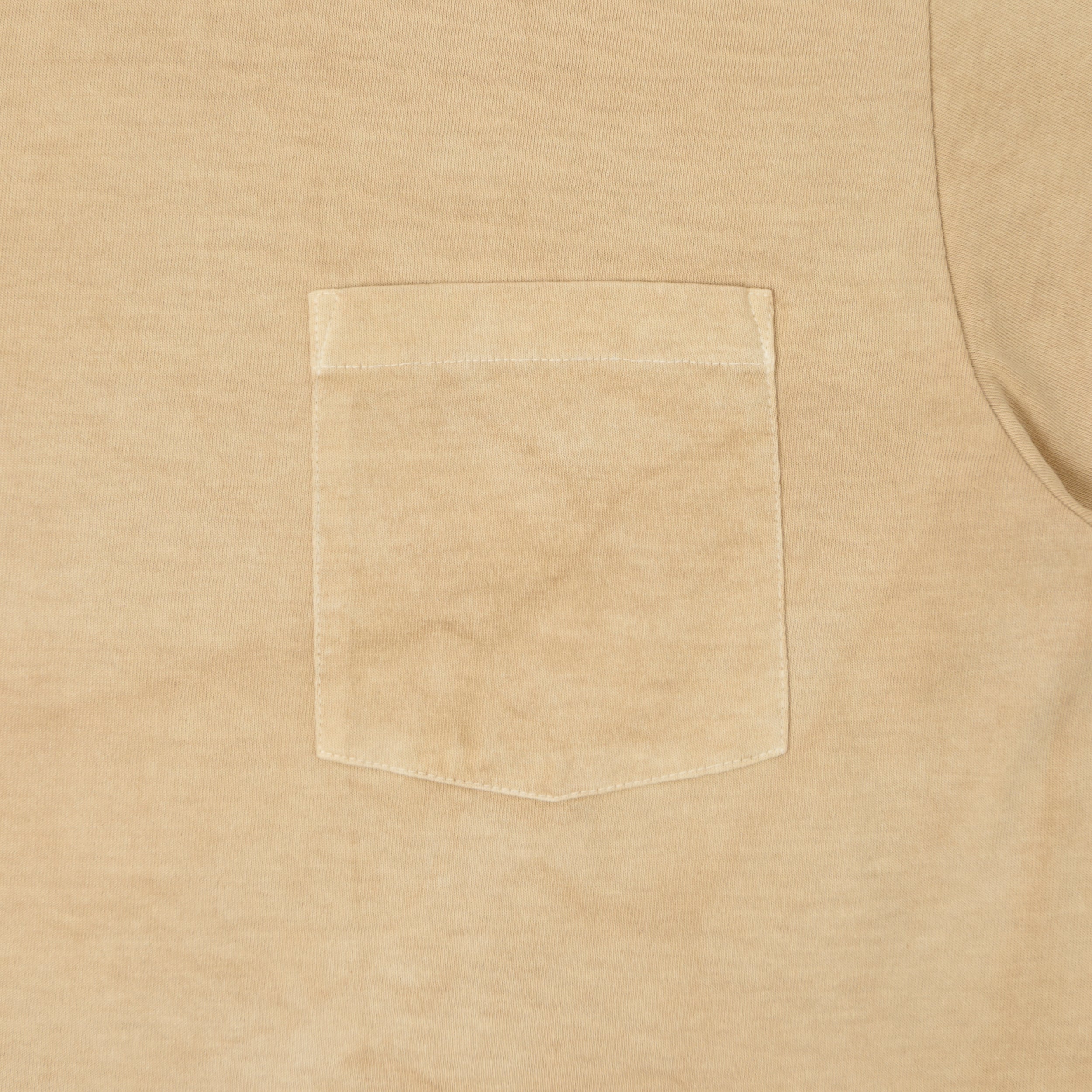 Whitesville Pigment Dye Pocket T-Shirt - Beige