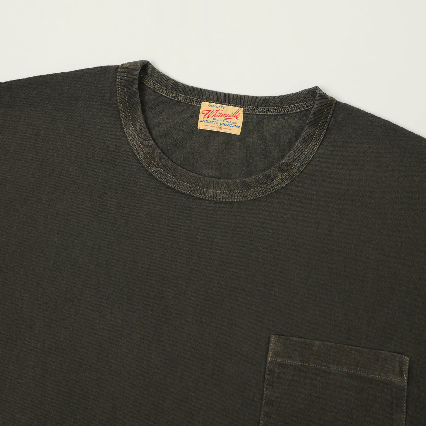 Whitesville Pigment Dye Pocket T-Shirt - Black