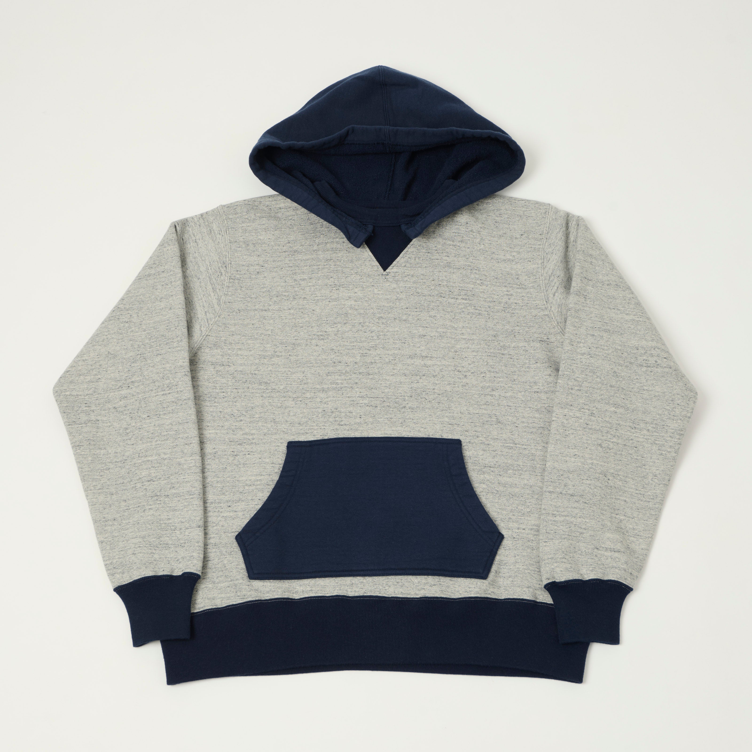 Whitesville 'After Hood' Sweatshirt - Heather Grey/Navy