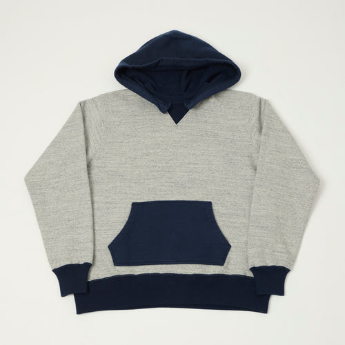 Whitesville 'After Hood' Sweatshirt - Heather Grey/Navy
