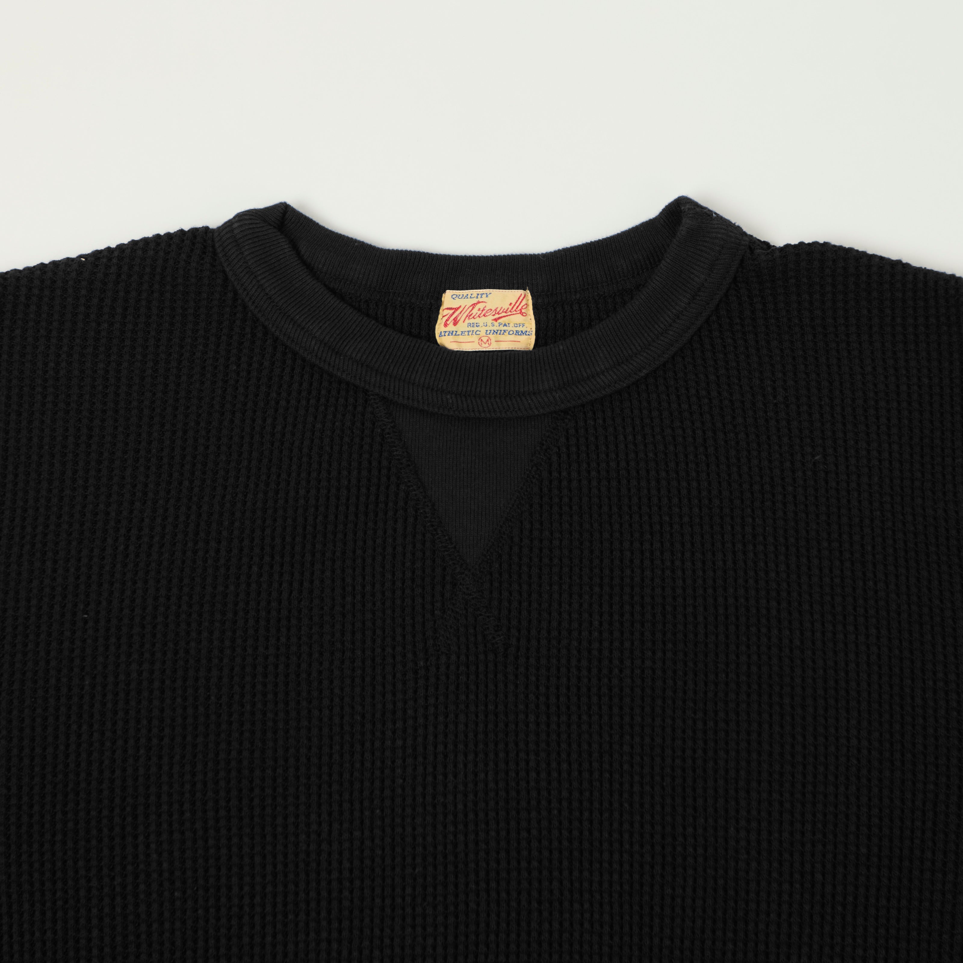 Whitesville Long Sleeve Thermal T-Shirt - Black