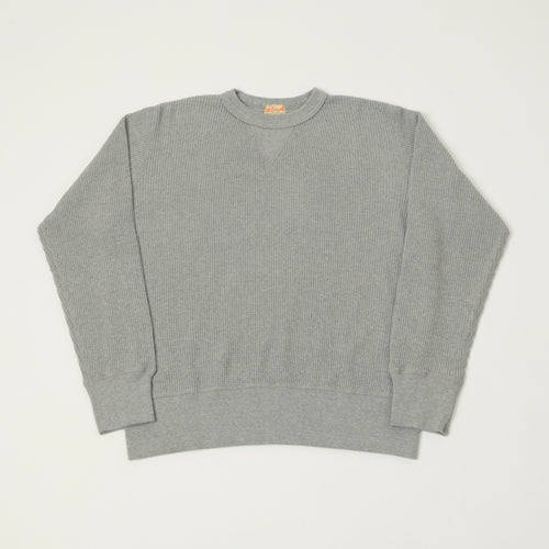 Whitesville Long Sleeve Thermal T-Shirt - Heather Grey