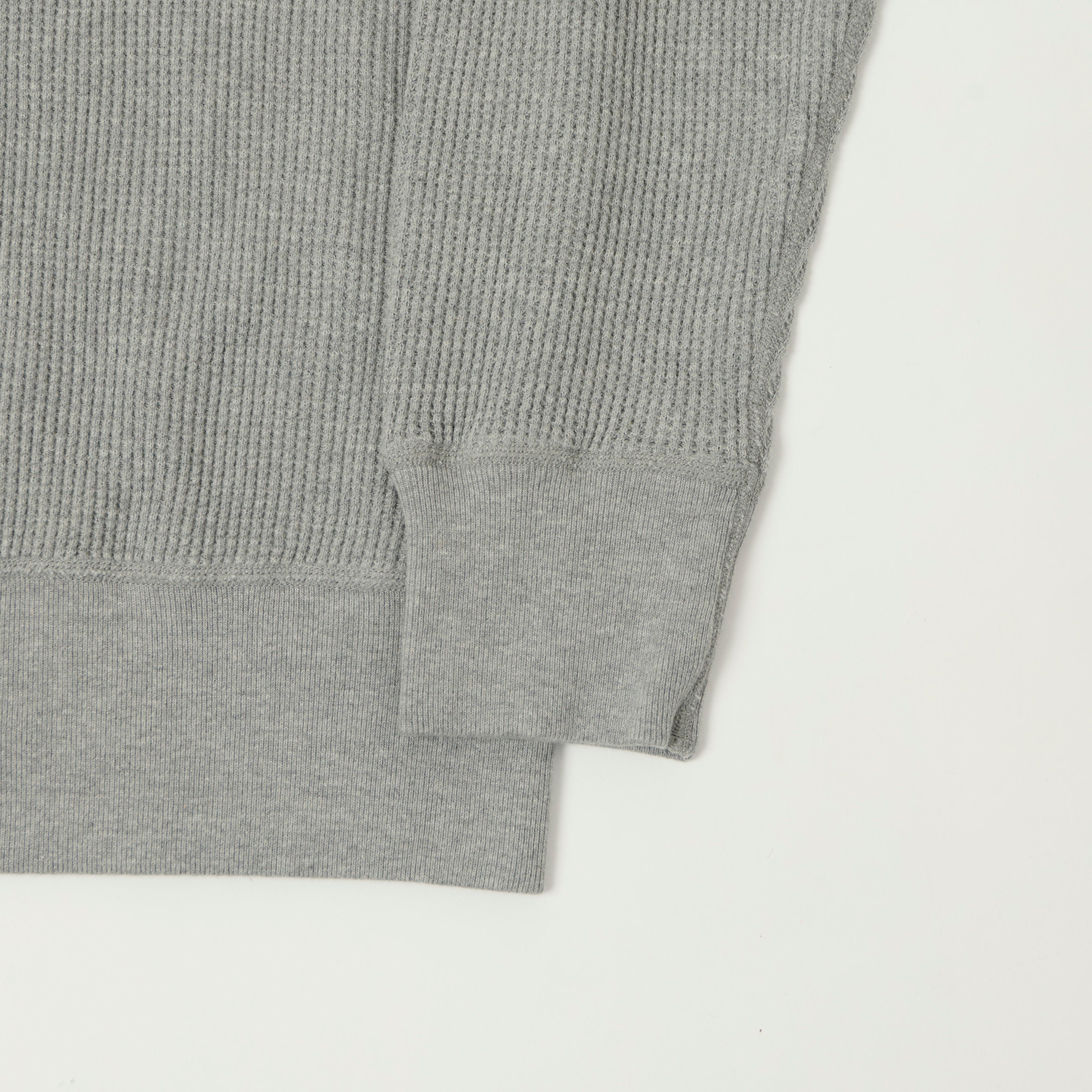 Whitesville Long Sleeve Thermal T-Shirt - Heather Grey