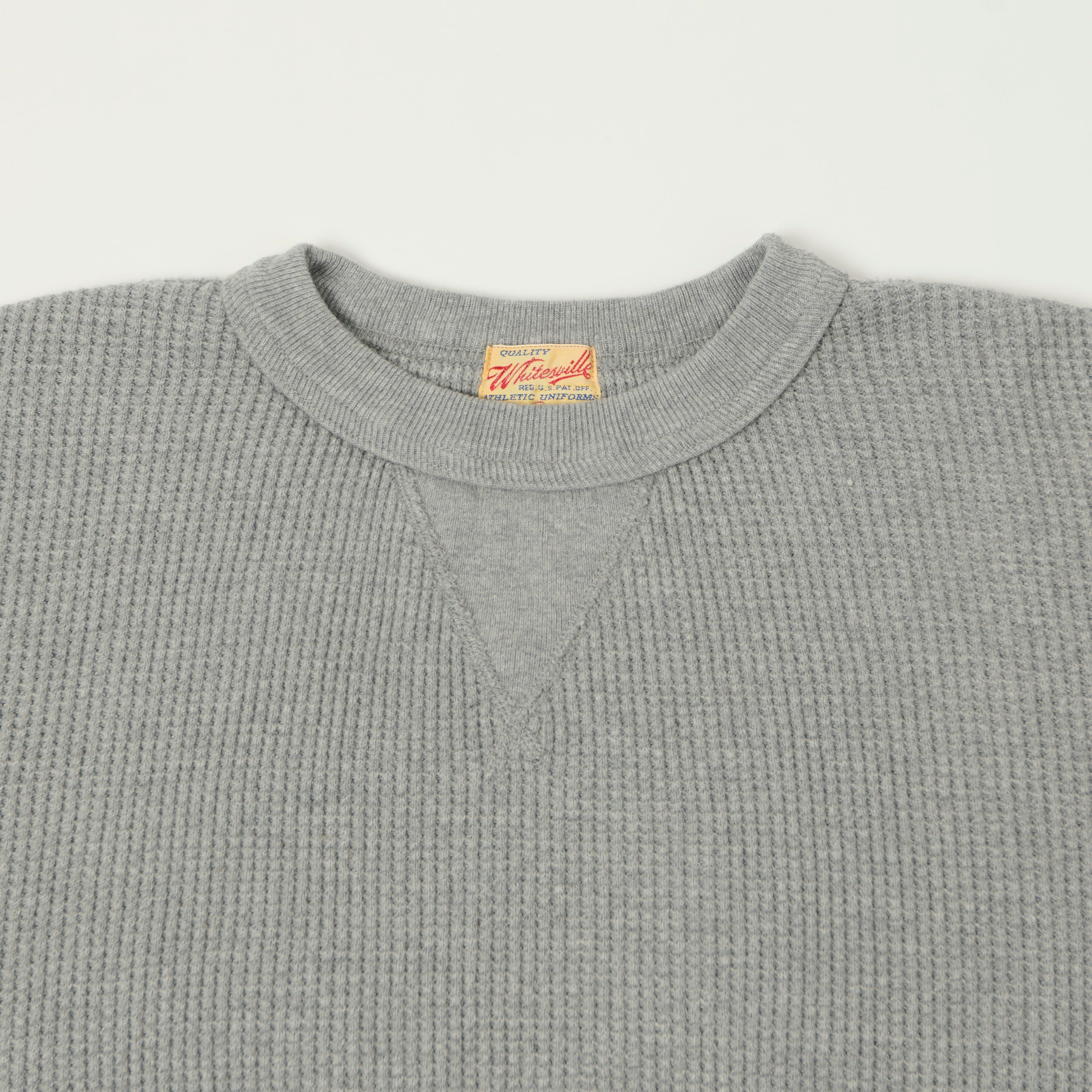 Whitesville Long Sleeve Thermal T-Shirt - Heather Grey