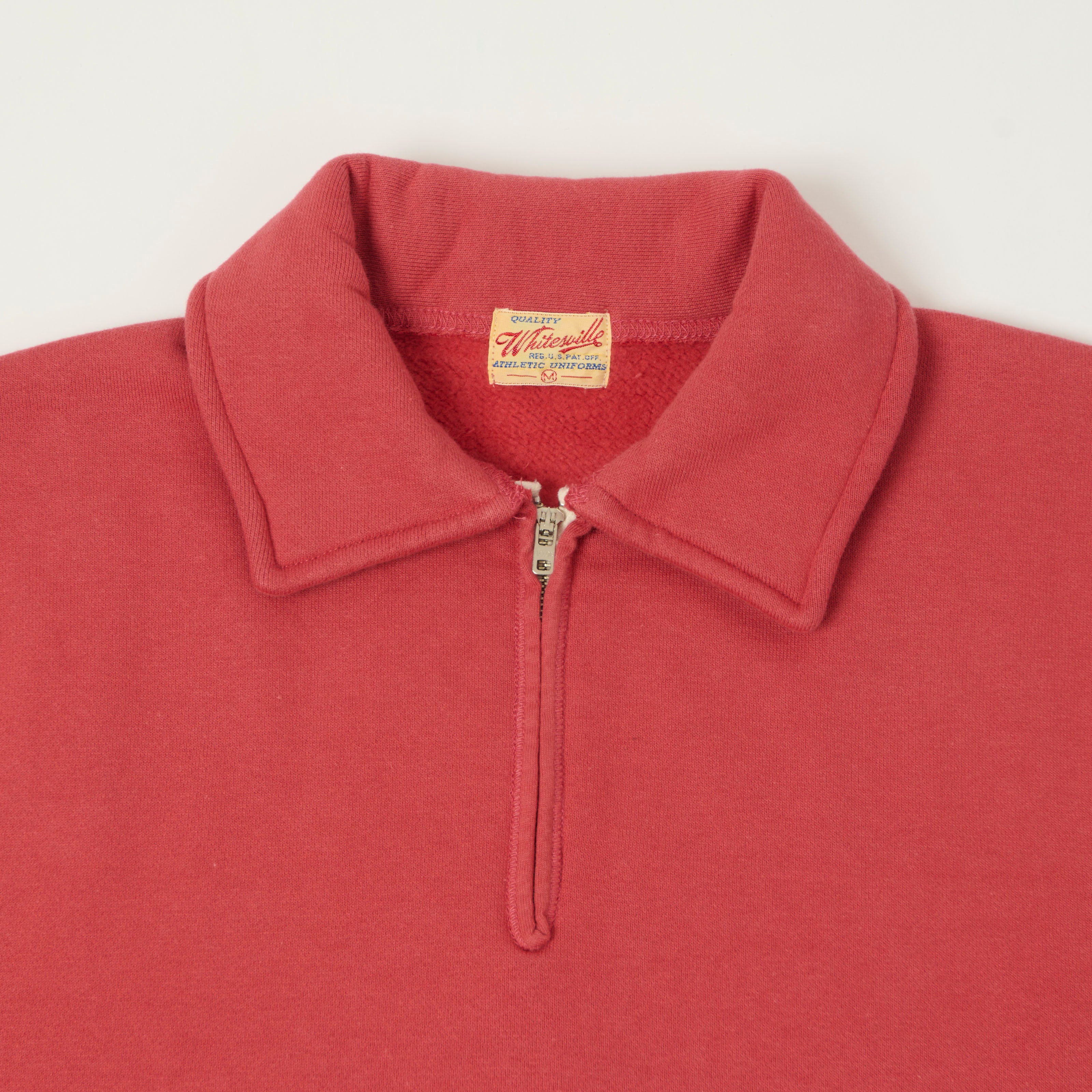 Whitesville Quarter Zip Sweatshirt - Red