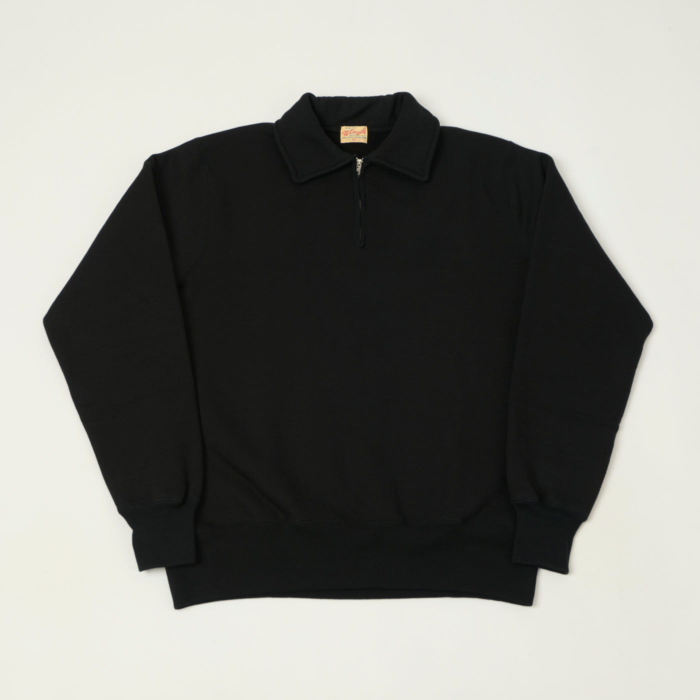 Whitesville Quarter Zip Sweatshirt - Black