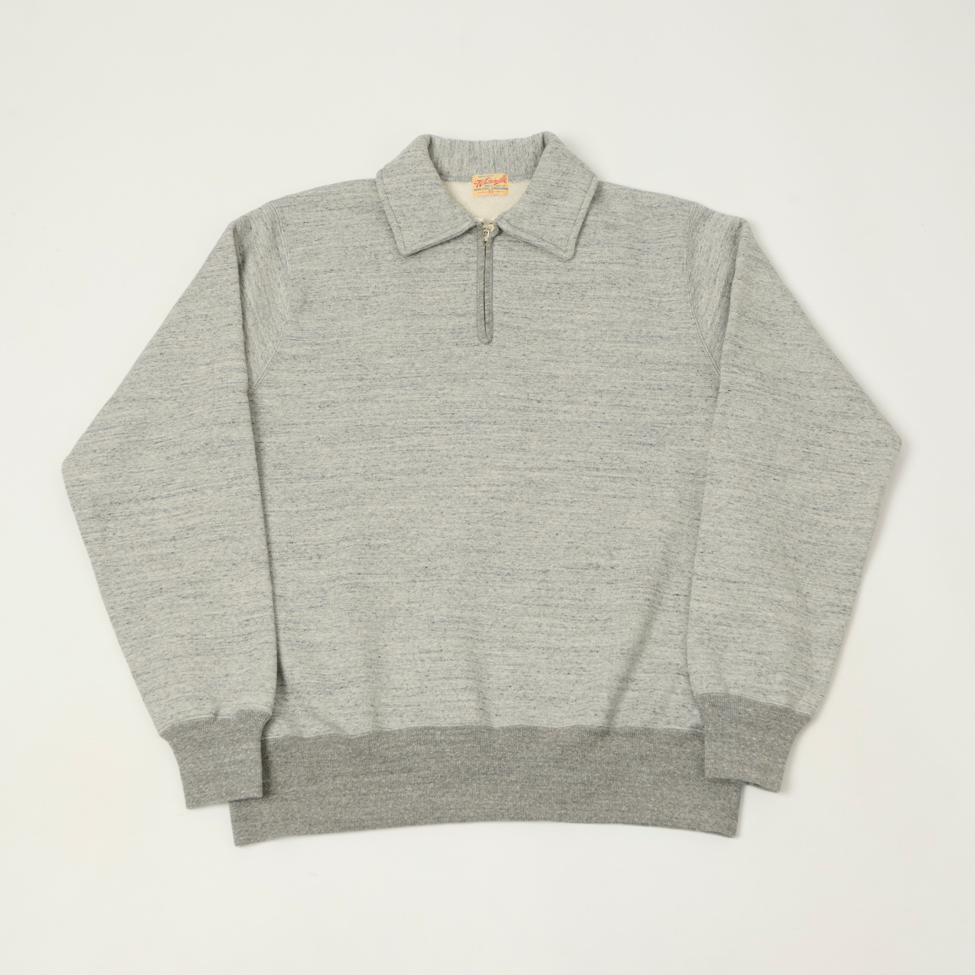 Whitesville Quarter Zip Sweatshirt - Heather Grey