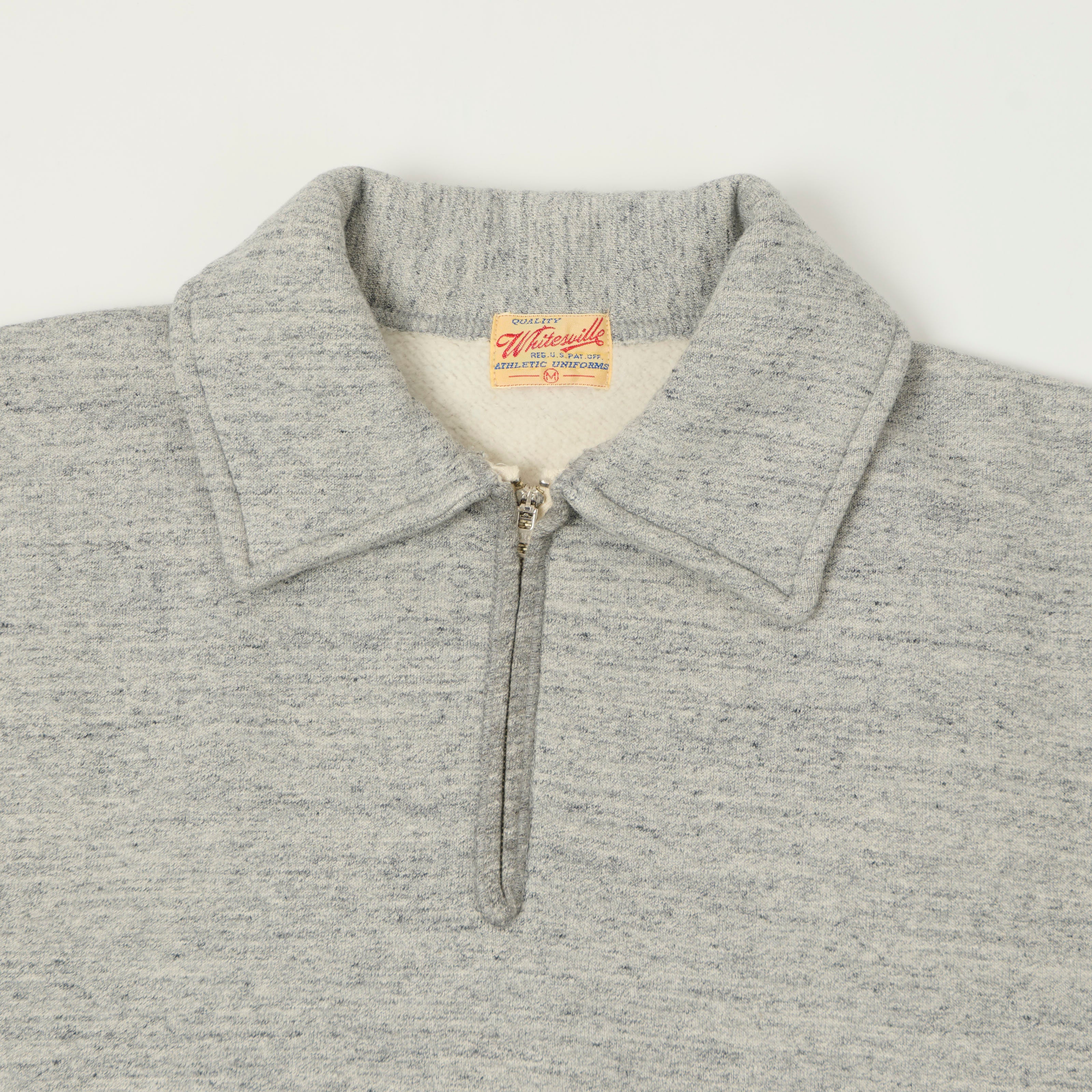 Whitesville Quarter Zip Sweatshirt - Heather Grey