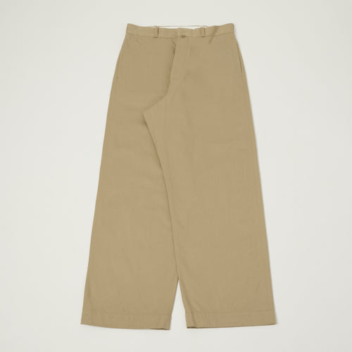 YAECA Wide Leg Classic Chino - Khaki