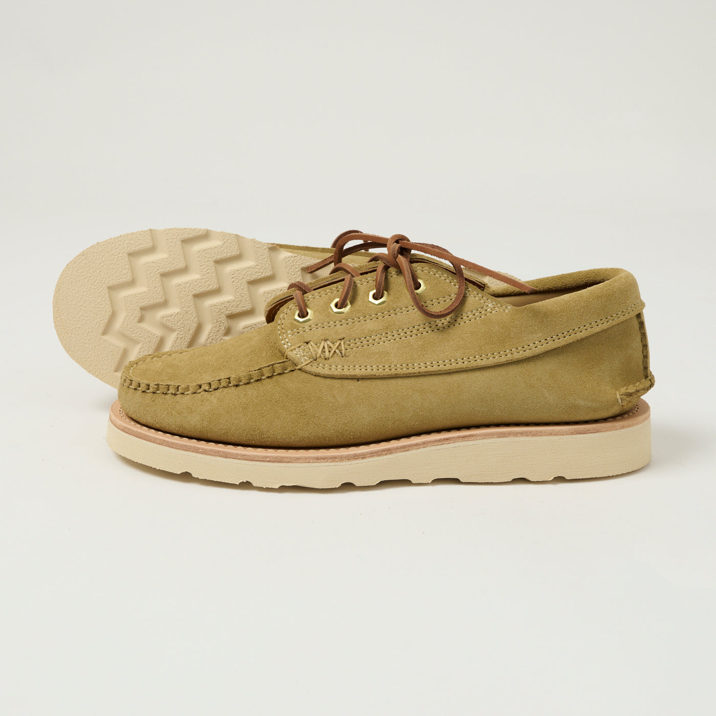 Yuketen Angler Moc Hex Eye Shoe - FO Khaki | SON OF A STAG