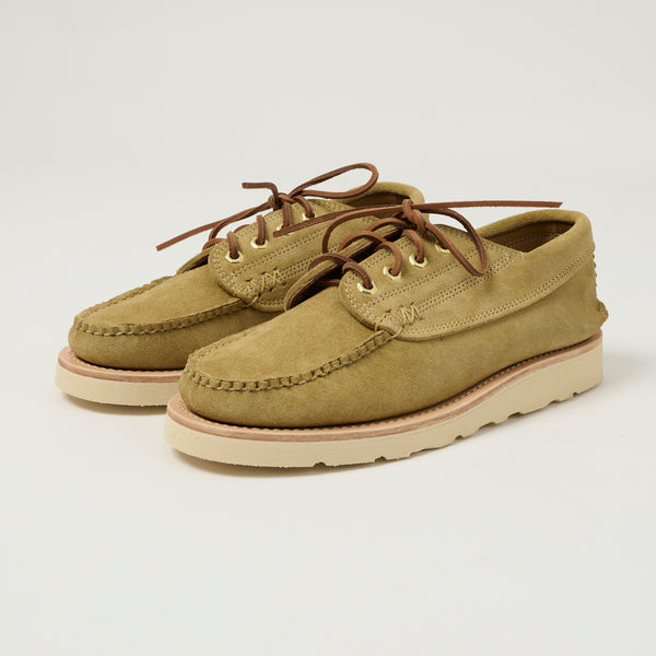 Yuketen Angler Moc Hex Eye Shoe - FO Khaki