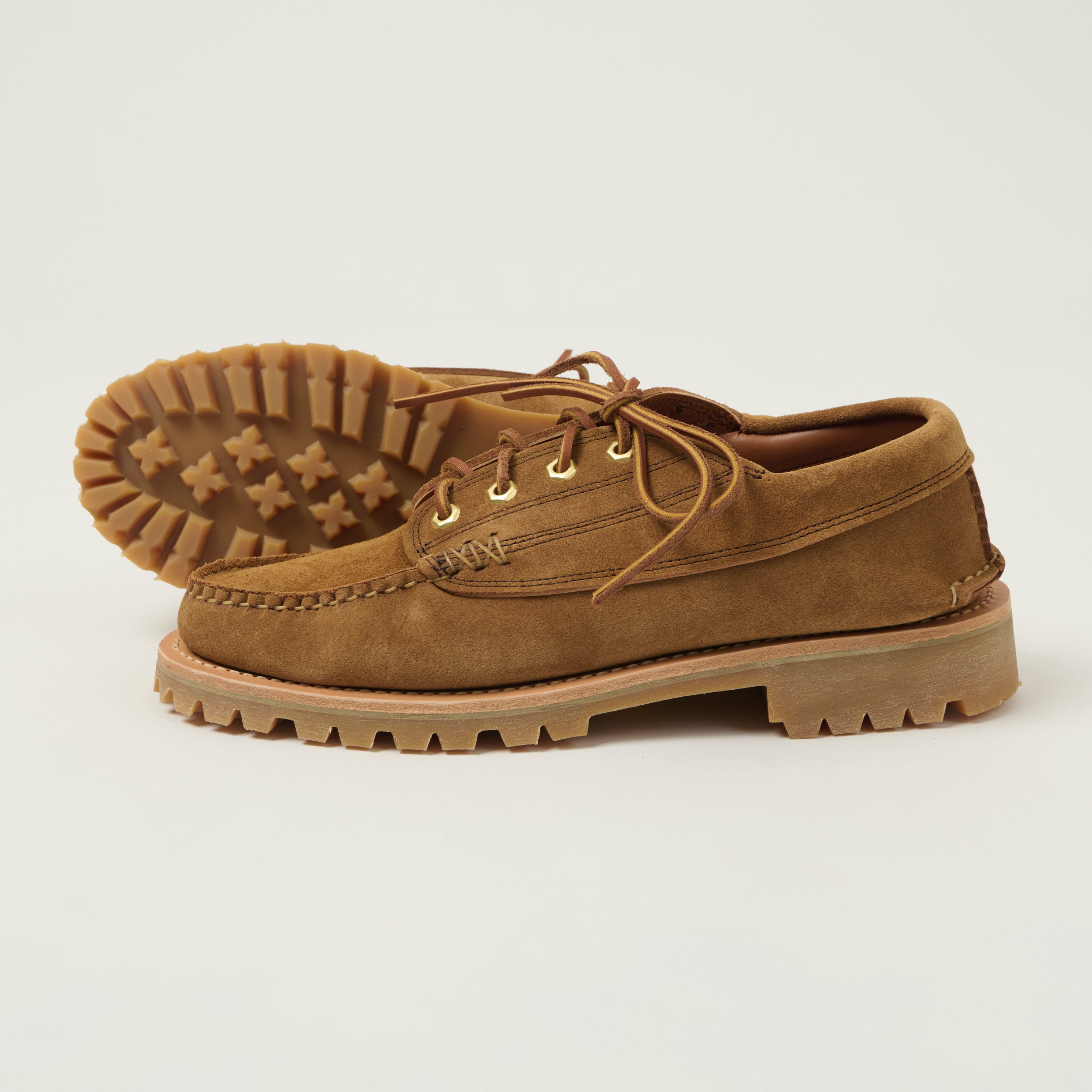 Yuketen Angler Moc w/ Lug Sole - FO G Brown – SON OF A STAG