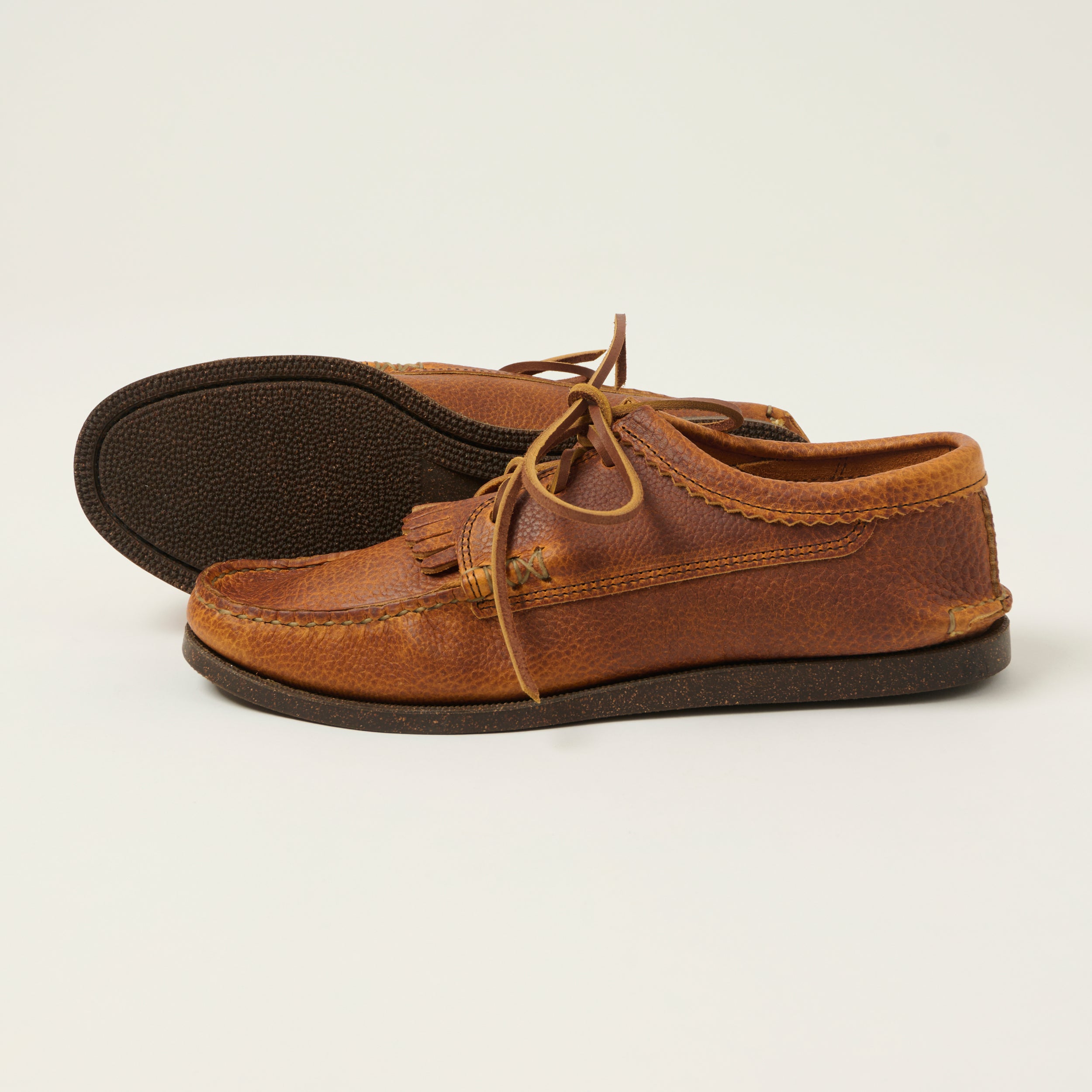 Yuketen Blucher w/ Kiltie Camp Sole - BK Grizzly