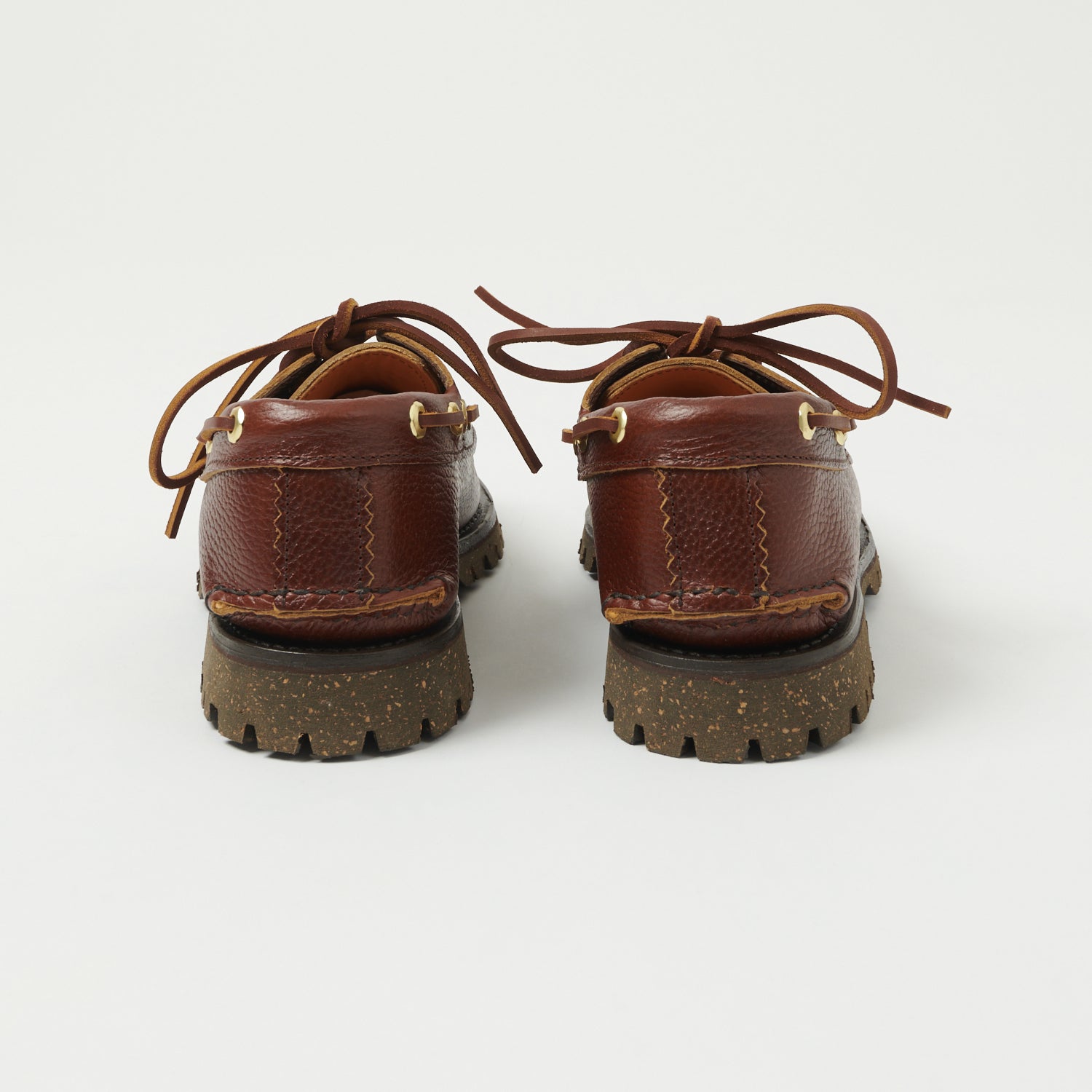 Yuketen Hex Eye w/ Lug Sole Boat Shoe - Grizzly Brown – SON OF A STAG
