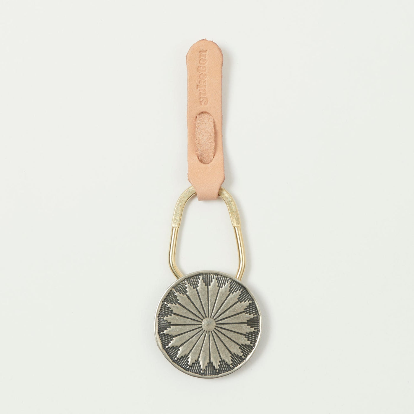 Yuketen Concho Key Chain - Nickel Silver