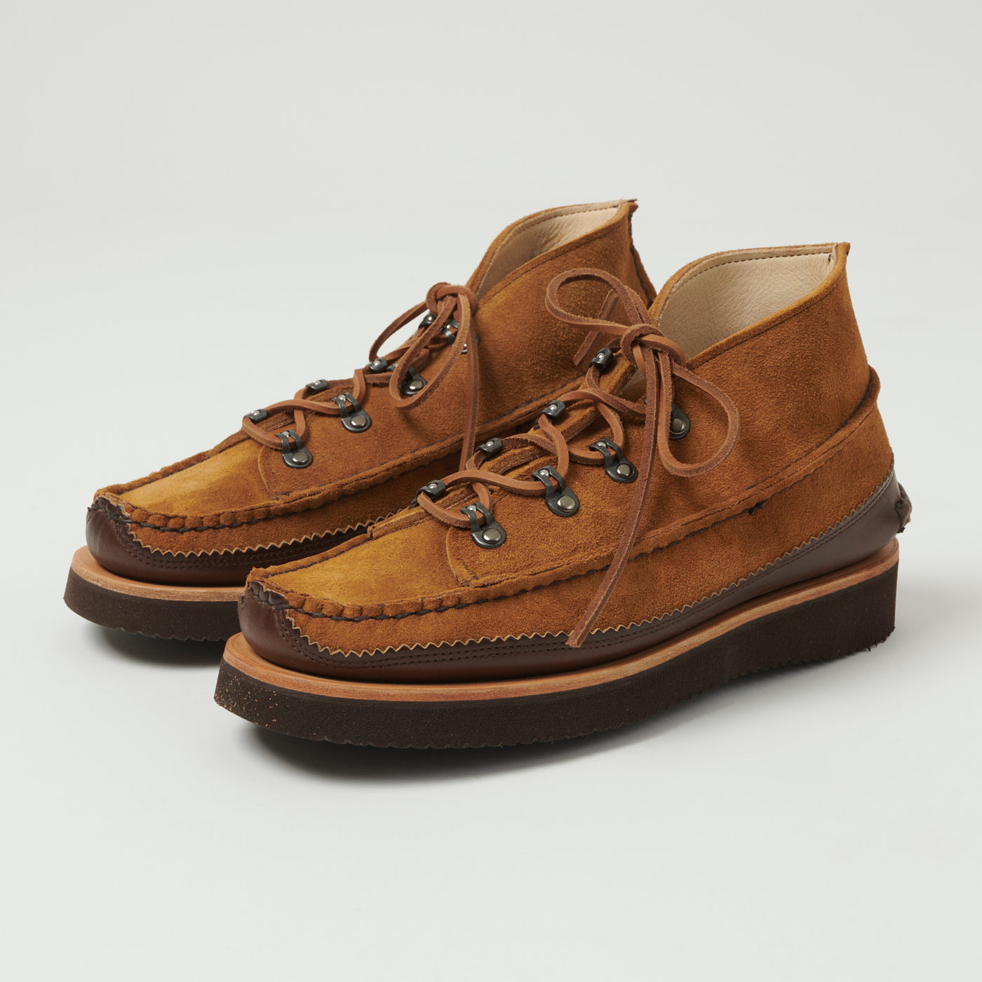 Yuketen Handsewn Tokyo DB Chukka w/21 Boot - FO G Brown x G Brown