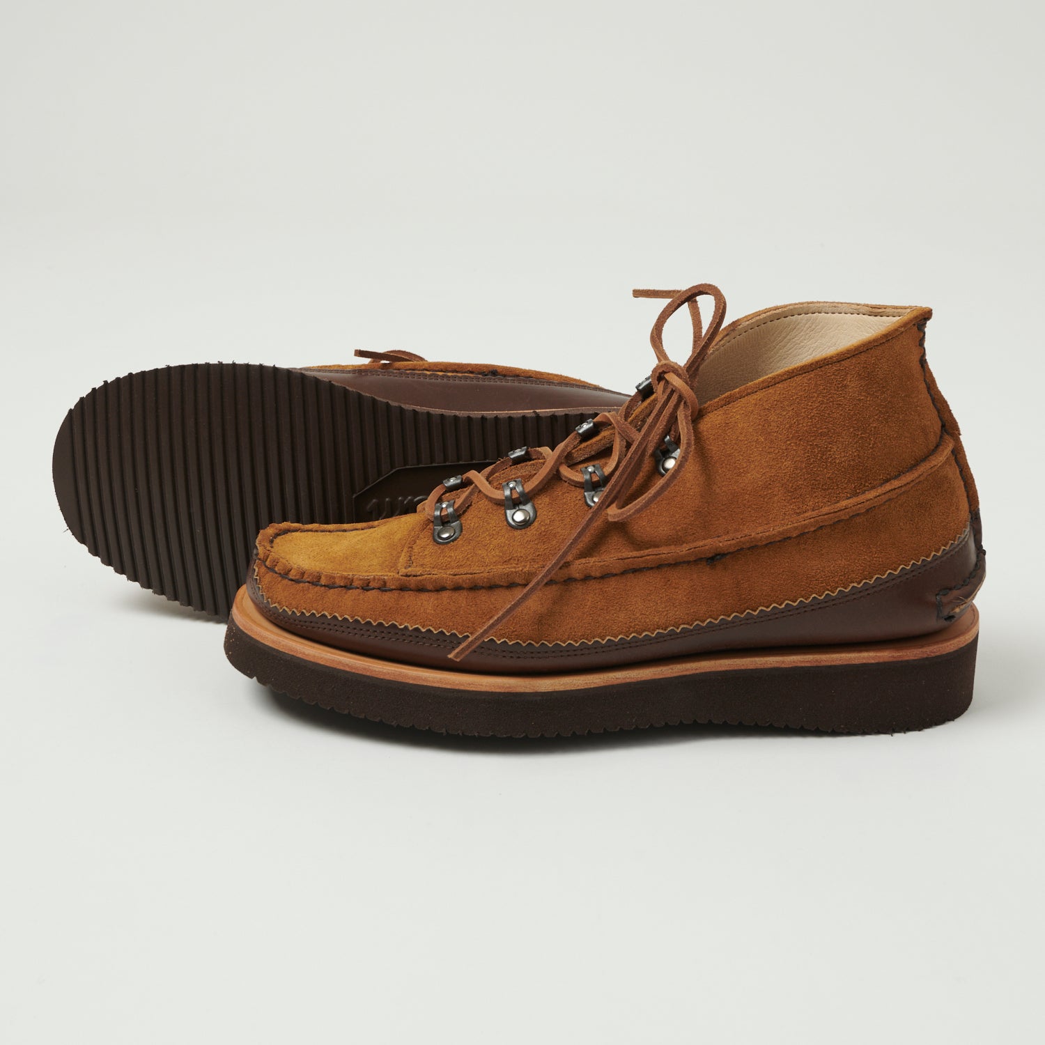 Yuketen Handsewn Tokyo DB Chukka w/21 Boot - FO G Brown x G Brown