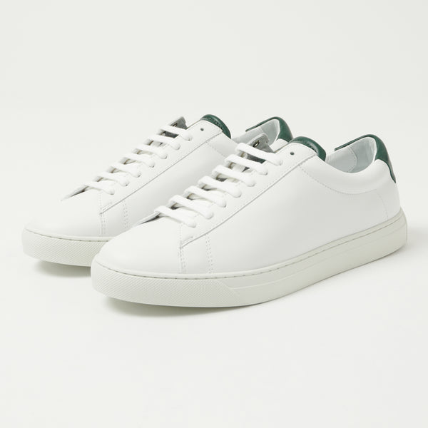 Zespa ZSP4 Sneaker - White/Dark Green