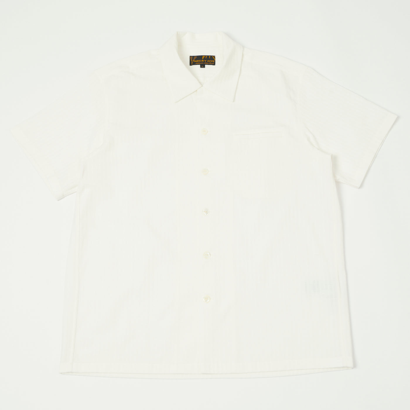 Micky Oye Panama Shirt - White