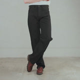 ONI Denim 200-13BK 13oz Wide Straight Jean - Black One Wash