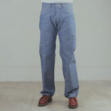 ONI Denim 200-HCSV 8oz Chambray Wide Straight Jean - Blue