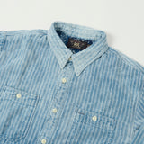 RRL Striped Double-Faced Workshirt - Indigo