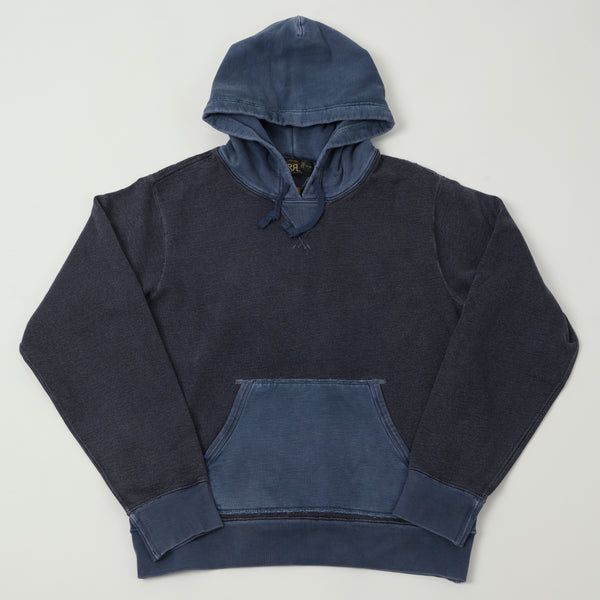 RRL Garment-Dyed French Terry Hoodie - Navy