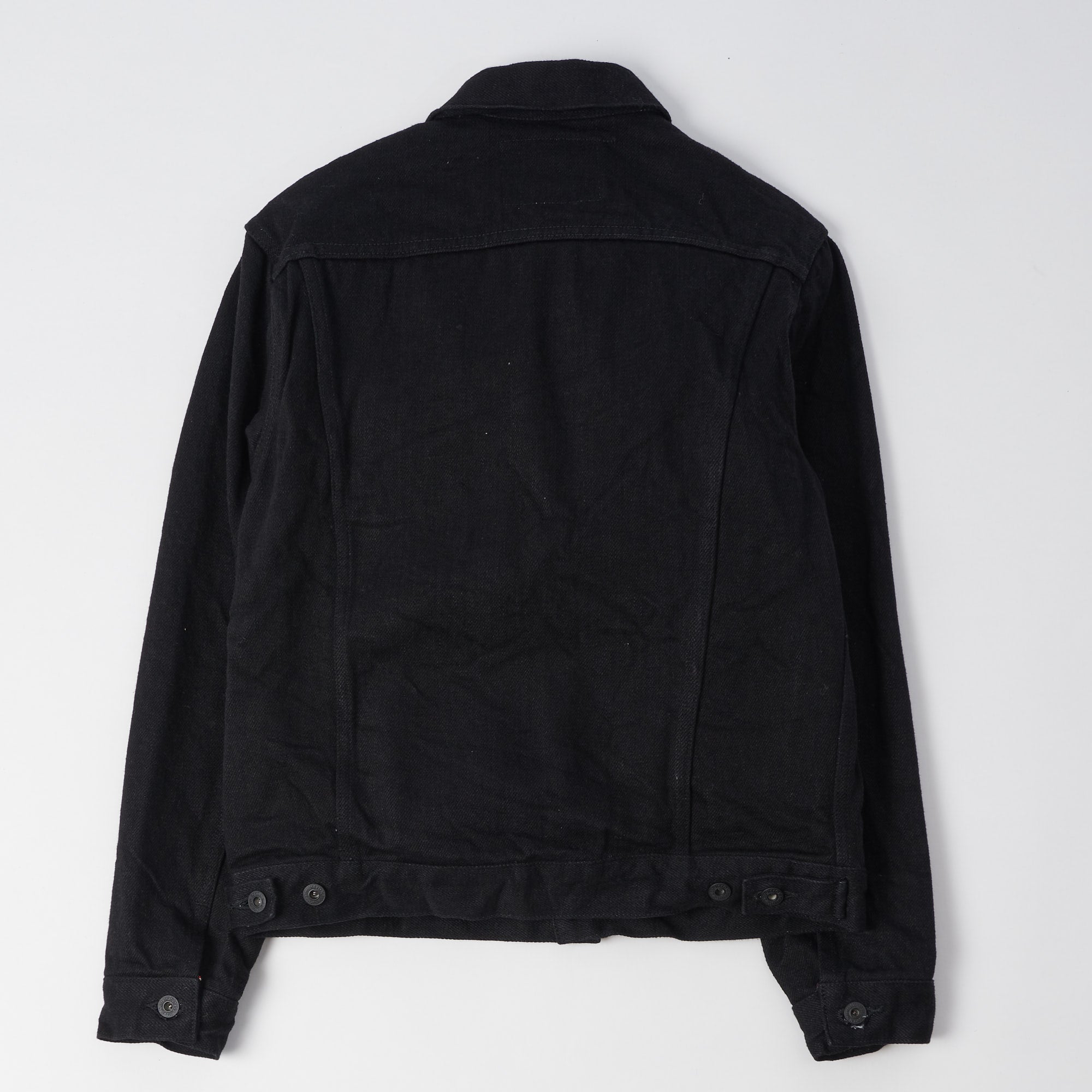 ONI Denim 02527PZR-IDBK 20oz 'Indigo x Black Secret Denim' Type III Denim Jacket - Rinsed