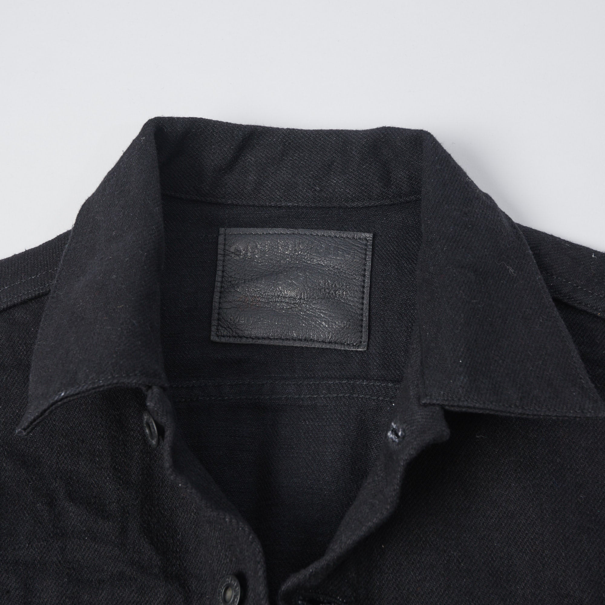 ONI Denim 02527PZR-IDBK 20oz 'Indigo x Black Secret Denim' Type III Denim Jacket - Rinsed