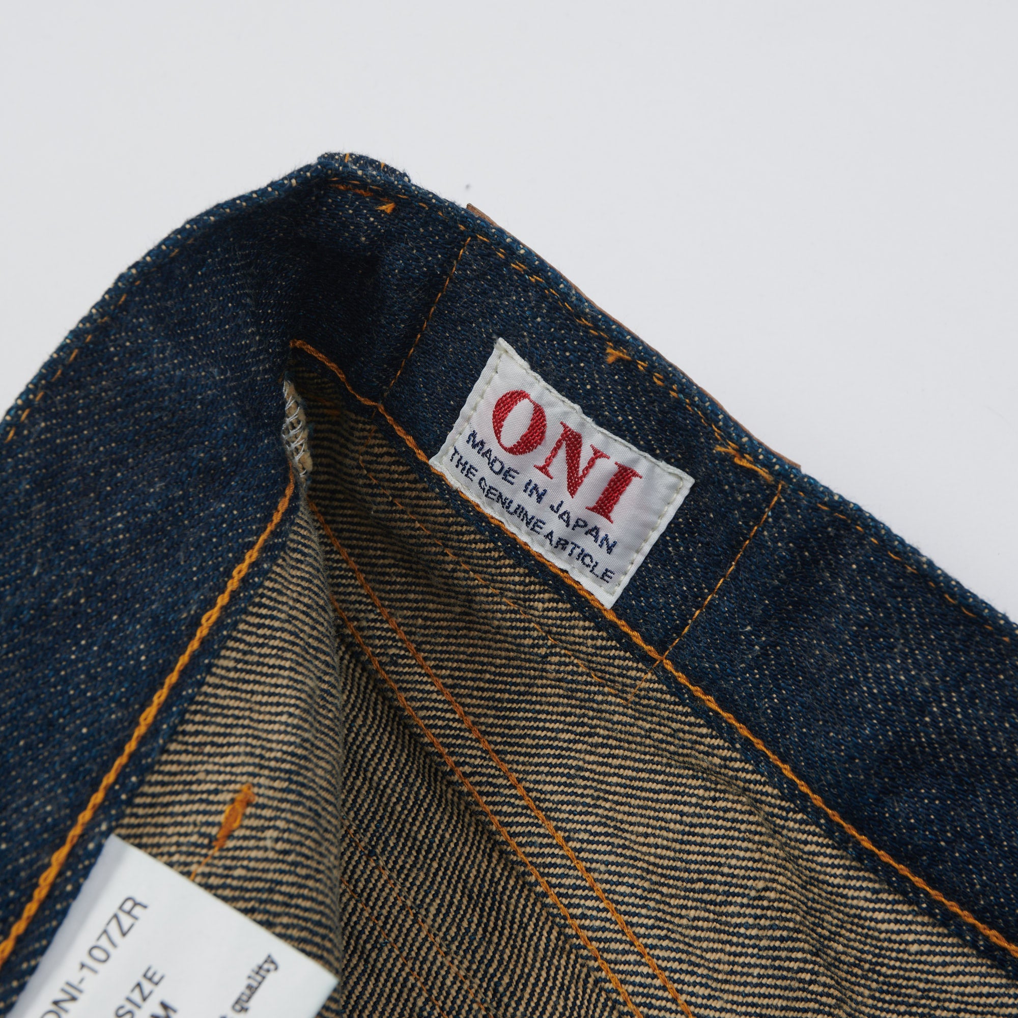 ONI Denim 107ZR 20oz 'Secret Denim' Regular Tapered Bush Pant - One Wash